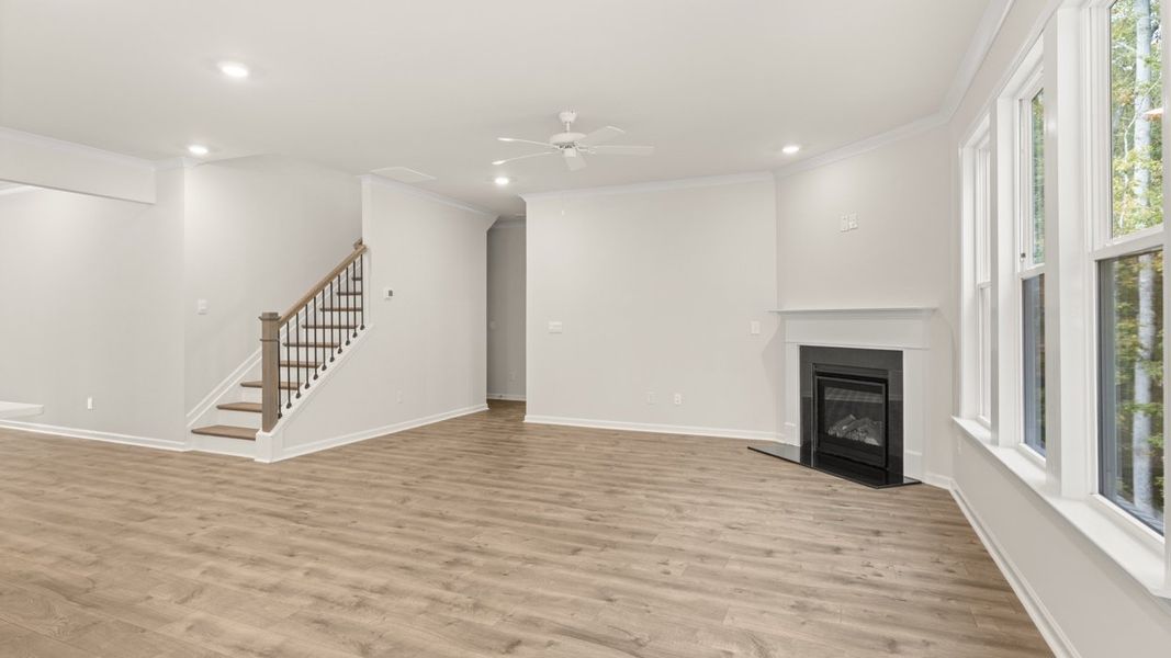 Representative unfurnished interior of a home built from the Summit by D.R. Horton in The Gates at Pates Creek, Hampton (Image 20).