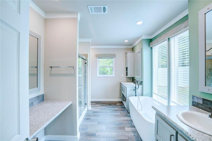 Furnished interior view inside a new home in , Springtown (Image 6).