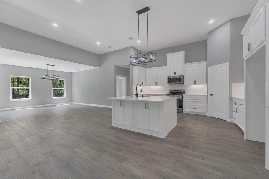 Spacious, unfurnished interior of a new home in , New Waverly (Image 36). Spacious, unfurnished interior of a new home in , New Waverly (Image 36).
