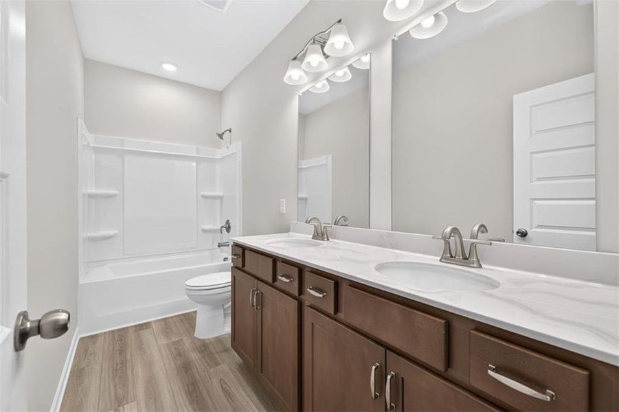 Furnished interior view inside a new home in Jones Ridge, Dallas (Image 13).