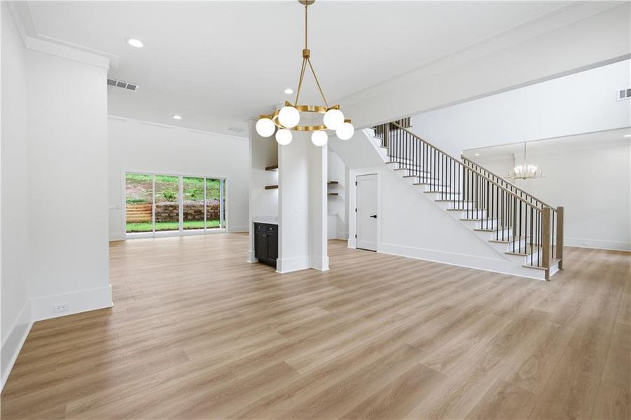 Spacious, unfurnished interior of a new home in , Monroe (Image 36).