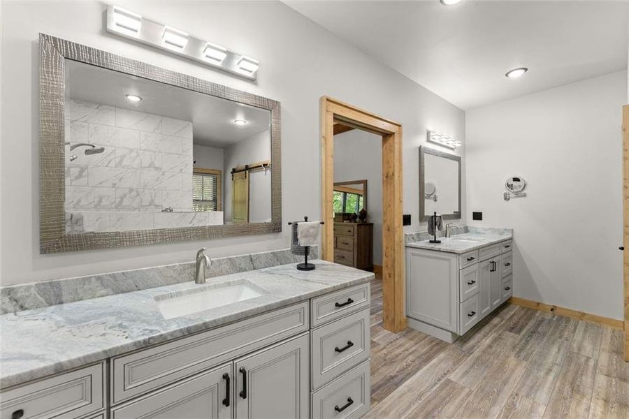 Furnished interior view inside a new home in , Cleveland (Image 47).