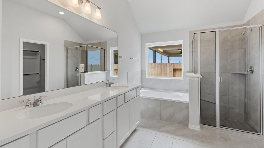 Furnished interior view inside a new home in Brookewater, Rosenberg (Image 17).