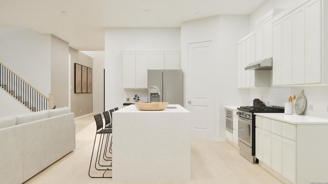 Furnished interior view inside a new home in Brookmill, San Antonio (Image 29).