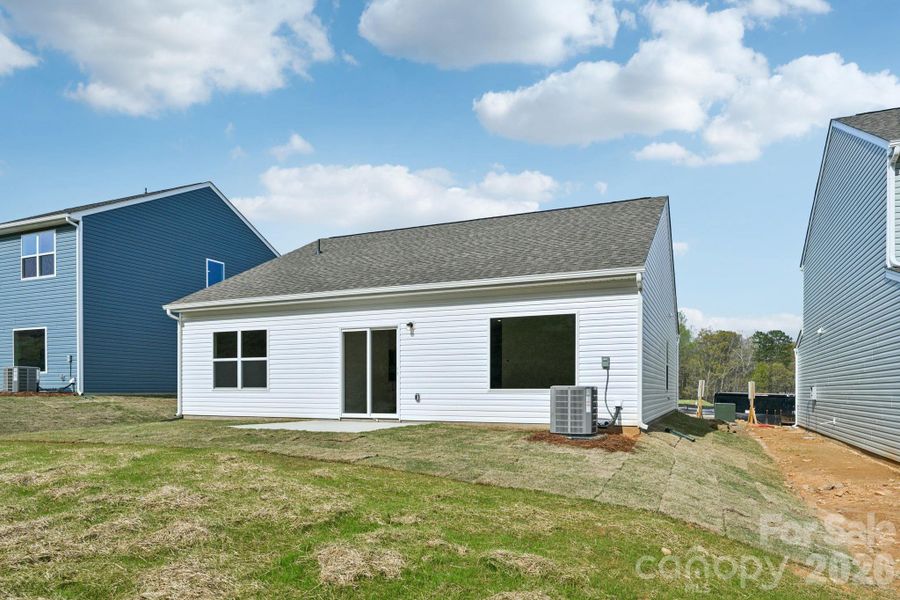 Exterior details and patio area of a home in Willow Estates, Shelby (Image 4).