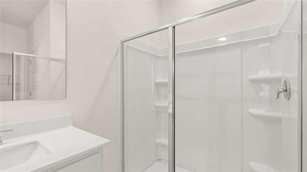 Close-up of interior finishes inside a home in Oakchase at Hampton, Hampton (Image 15).