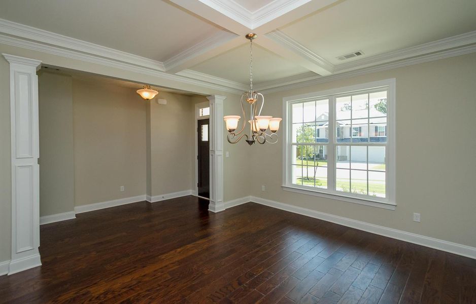Representative unfurnished interior of a home built from the Springfield V by Ivey Homes in Windsor, North Augusta (Image 18). Representative unfurnished interior of a home built from the Springfield V by Ivey Homes in Windsor, North Augusta (Image 18).