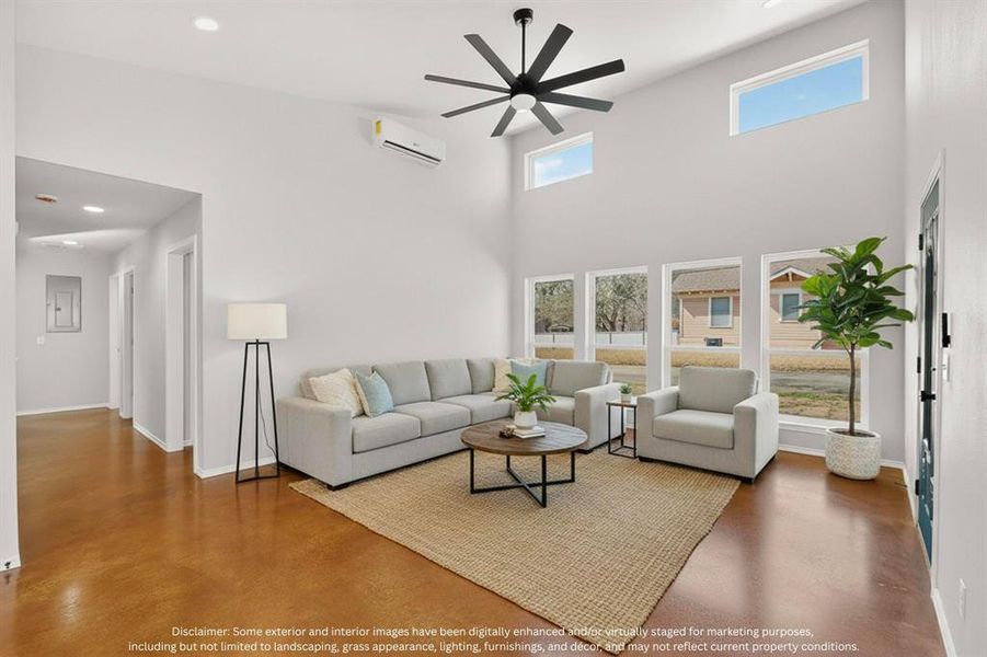 Furnished interior view inside a new home in , Paris (Image 9).