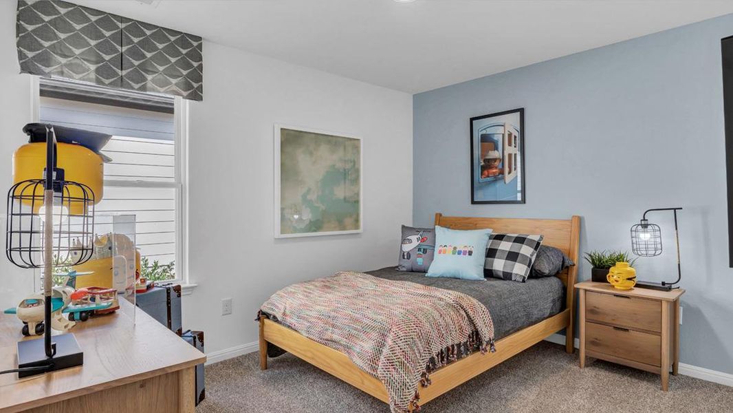 Furnished interior view inside a new home in Prairie Lakes, Buda (Image 8).