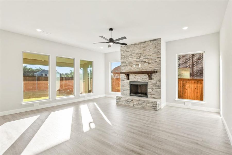 Spacious, unfurnished interior of a new home in Mockingbird Hills 60-65, Joshua (Image 35).