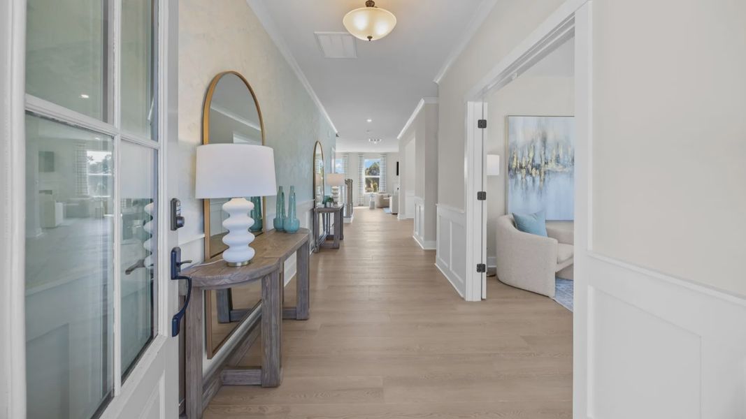 The Jordan Plan by DRB Homes in Farms at Bellingham, Mooresville, NC - Entry