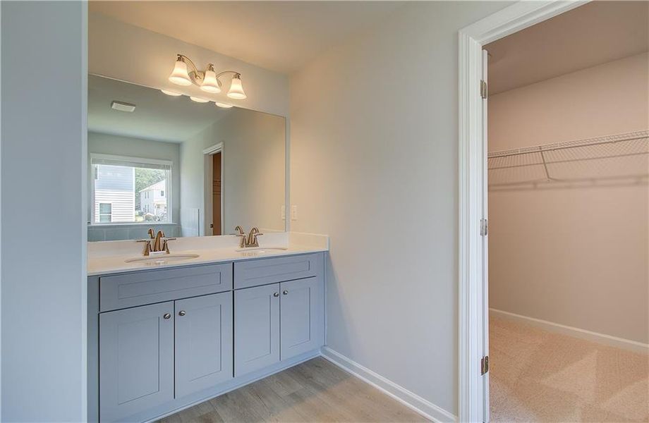 Furnished interior view inside a new home in Enclave at Evergreen, Fairburn (Image 5). Furnished interior view inside a new home in Enclave at Evergreen, Fairburn (Image 5).