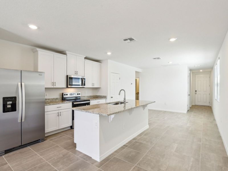 Furnished interior view inside a new home in Villamar - Classic Series, Winter Haven (Image 5). Furnished interior view inside a new home in Villamar - Classic Series, Winter Haven (Image 5).