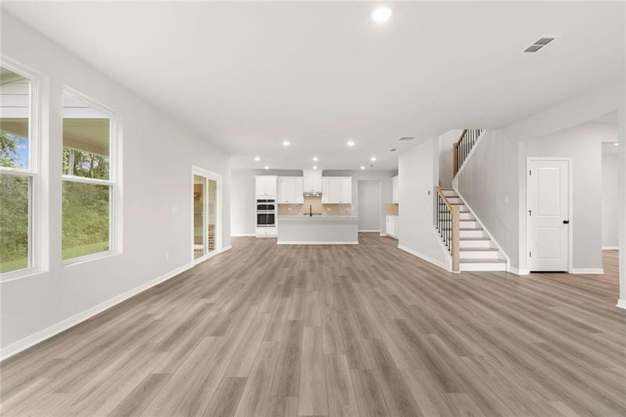 Spacious, unfurnished interior of a new home in Windsong Estates, McDonough (Image 18). Spacious, unfurnished interior of a new home in Windsong Estates, McDonough (Image 18).