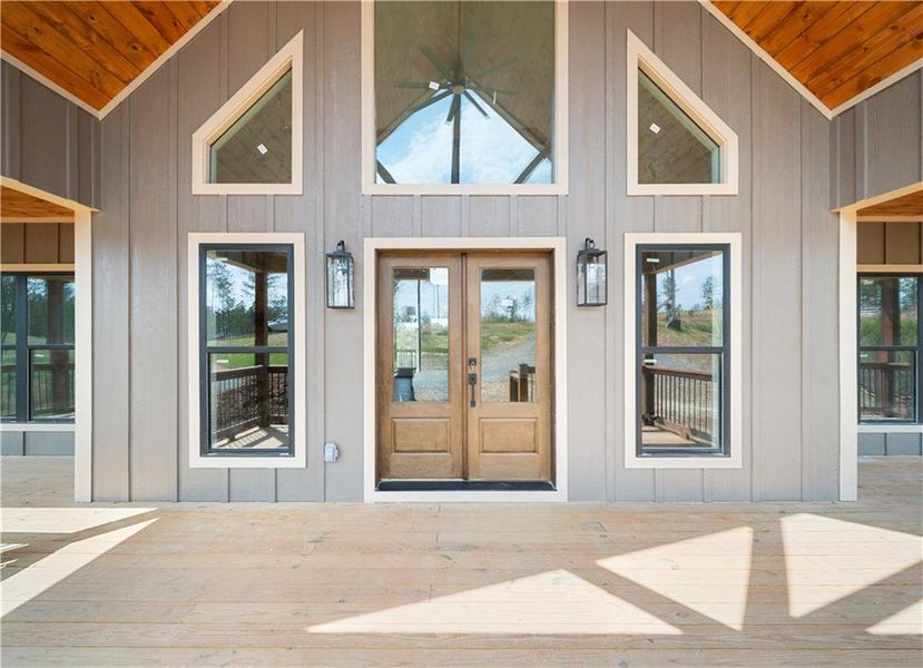 Exterior details and patio area of a home in , Talking Rock (Image 28).