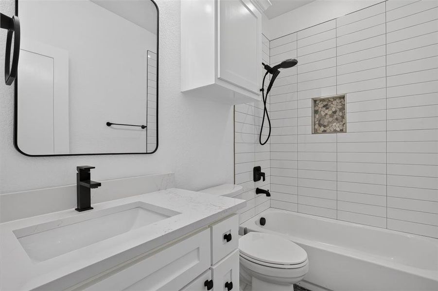 Furnished interior view inside a new home in , Fort Worth (Image 11).