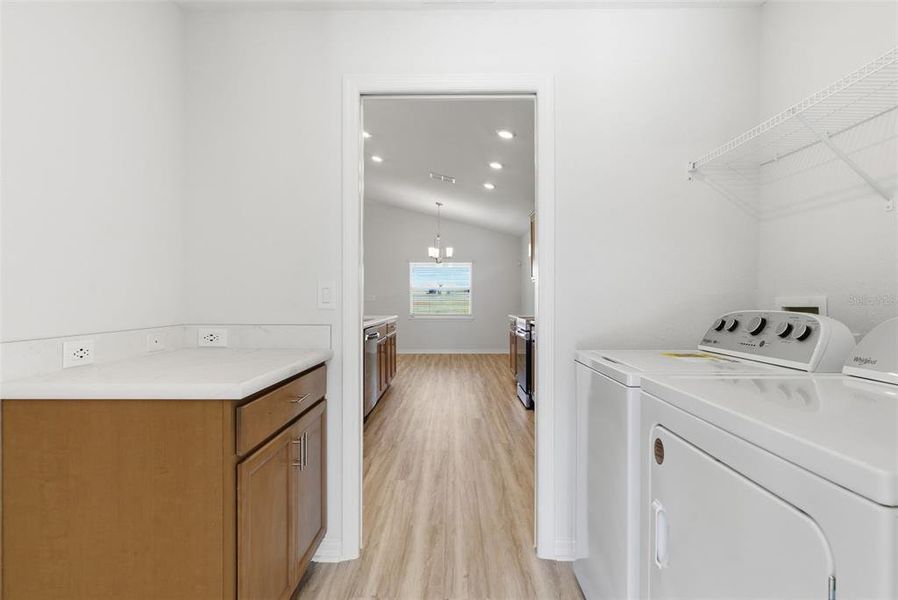 Furnished interior view inside a new home in , Davenport (Image 8).
