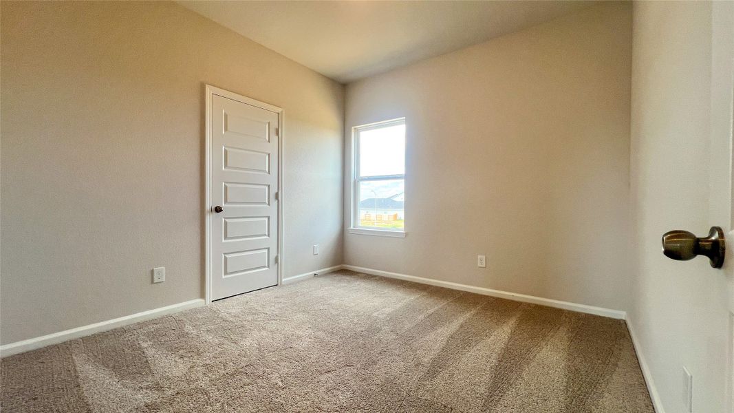 The Sparrow II- Secondary Bedroom 3. Sample floor plan image for illustration; upgrades, options, and colors may vary.