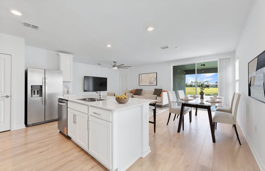 Furnished interior view inside a new home in Twisted Oaks, Wildwood (Image 11).