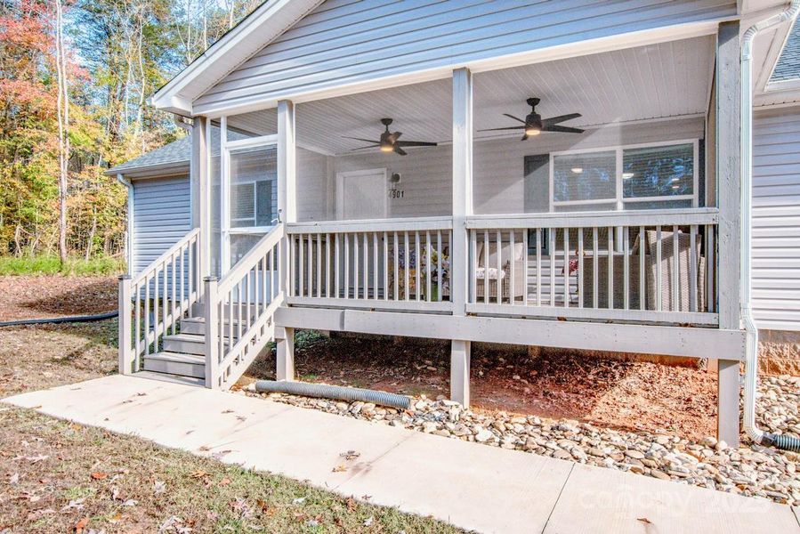 Exterior details and patio area of a home in , Gastonia (Image 27).