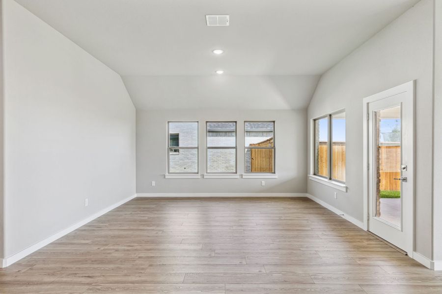Dining Room in the Bowie home plan by Trophy Signature Homes – REPRESENTATIVE PHOTO