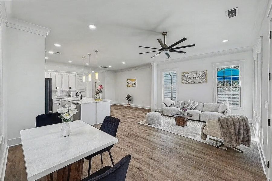 Furnished interior view inside a new home in , North Charleston (Image 15).