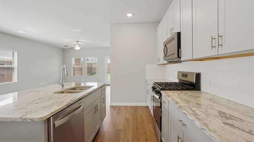Photo is not of the actual home, but is an inspirational photo of builder’s model home and may depict options, furnishings, and/or decorator features that are not included.