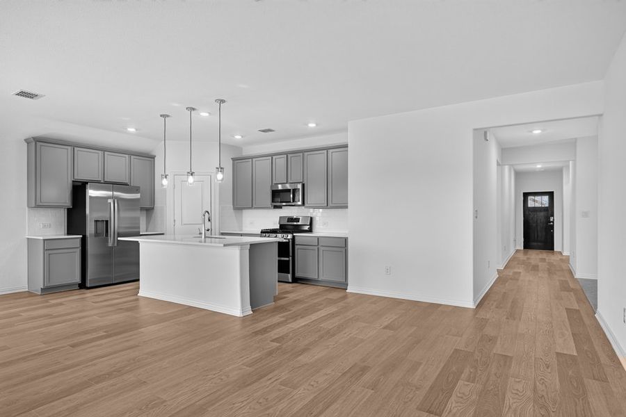 Furnished interior view inside a new home in Parks at Foster Crossing, Anna (Image 7).