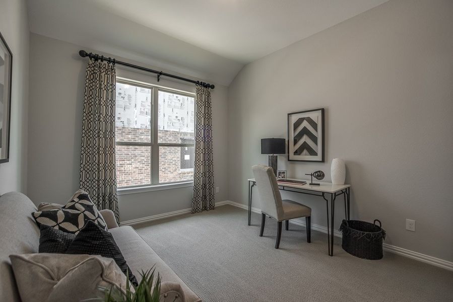 Furnished interior view inside a new home in Wildridge, Oak Point (Image 30).