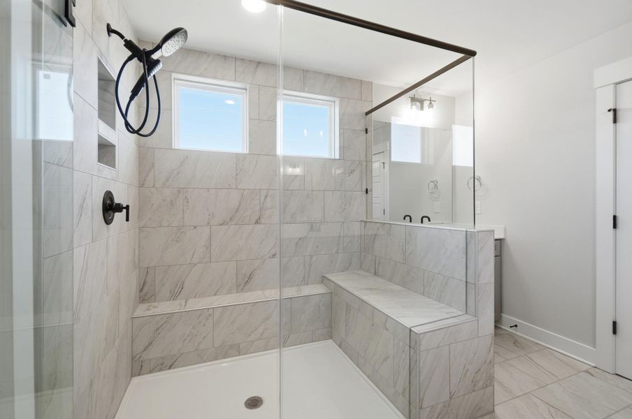 Furnished interior view inside a new home in Enclave at Riverdale, Huntersville (Image 11).