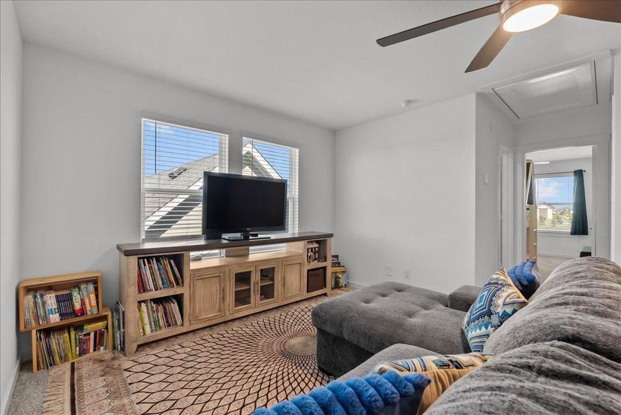 Upstairs gameroom