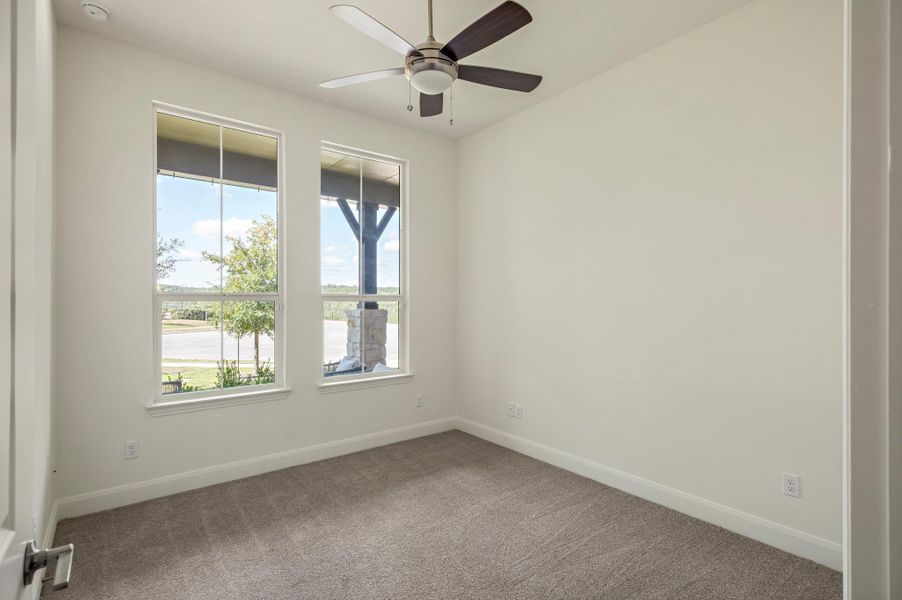Second guest room, view of hill country Second guest room, view of hill country