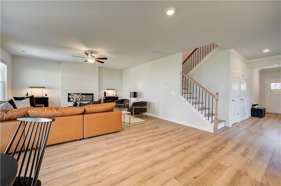 Furnished interior view inside a new home in Bowers Farm, McDonough (Image 17).