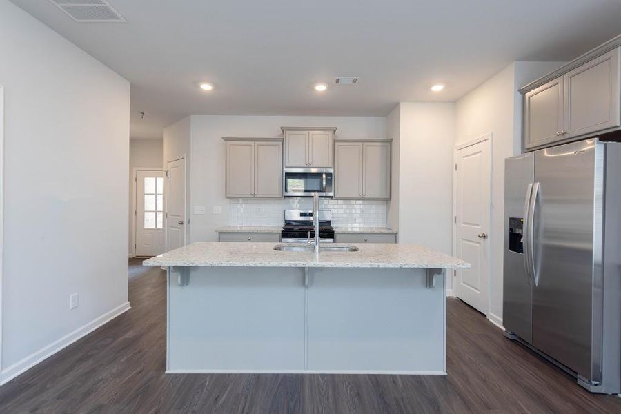 Furnished interior view inside a new home in , Suwanee (Image 11).