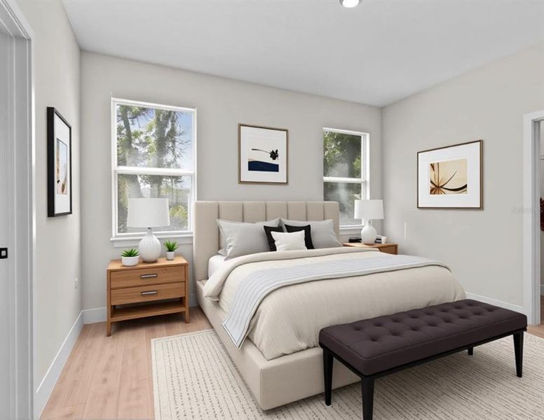 Furnished interior view inside a new home in , Orlando (Image 7).