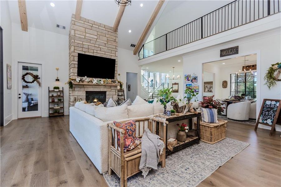 Furnished interior view inside a new home in , Dacula (Image 35).
