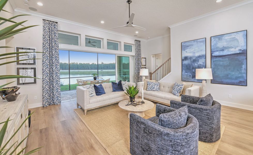 Furnished interior view inside a new home in Courtney Chase, St. Augustine (Image 26). Furnished interior view inside a new home in Courtney Chase, St. Augustine (Image 26).