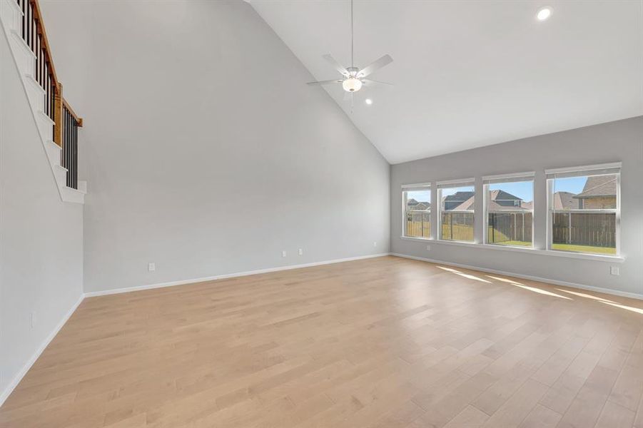Spacious, unfurnished interior of a new home in The Preserve, Justin (Image 34).