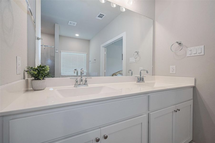 Furnished interior view inside a new home in Marvida, Cypress (Image 41).