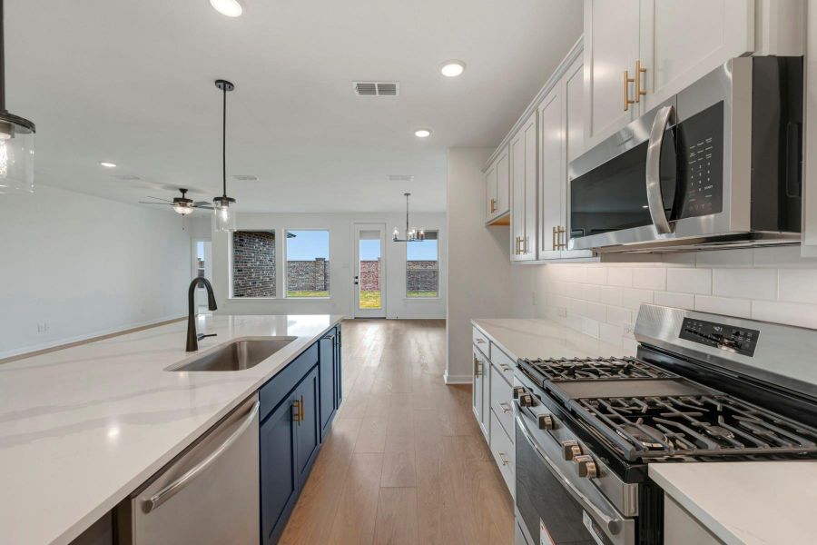Furnished interior view inside a new home in Beacon Point at Lago Mar 50’ Homesites, Texas City (Image 4).