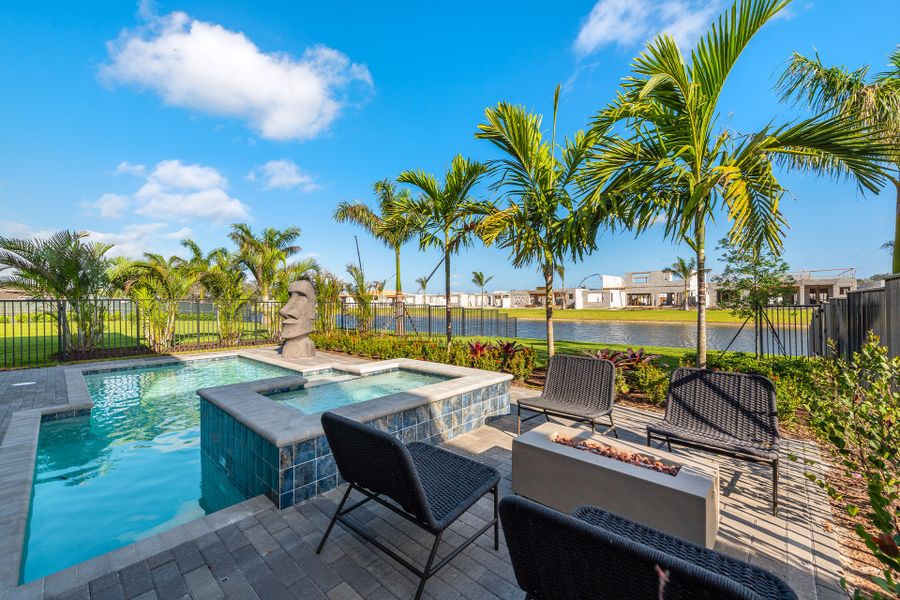 Community amenities associated with the Polynesia by GL Homes in Lotus Edge, Boca Raton (Image 14).