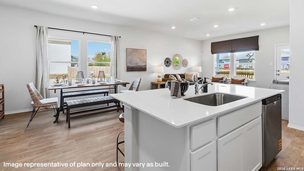 Furnished interior view inside a new home in Riverstone at Westpointe, San Antonio (Image 12).