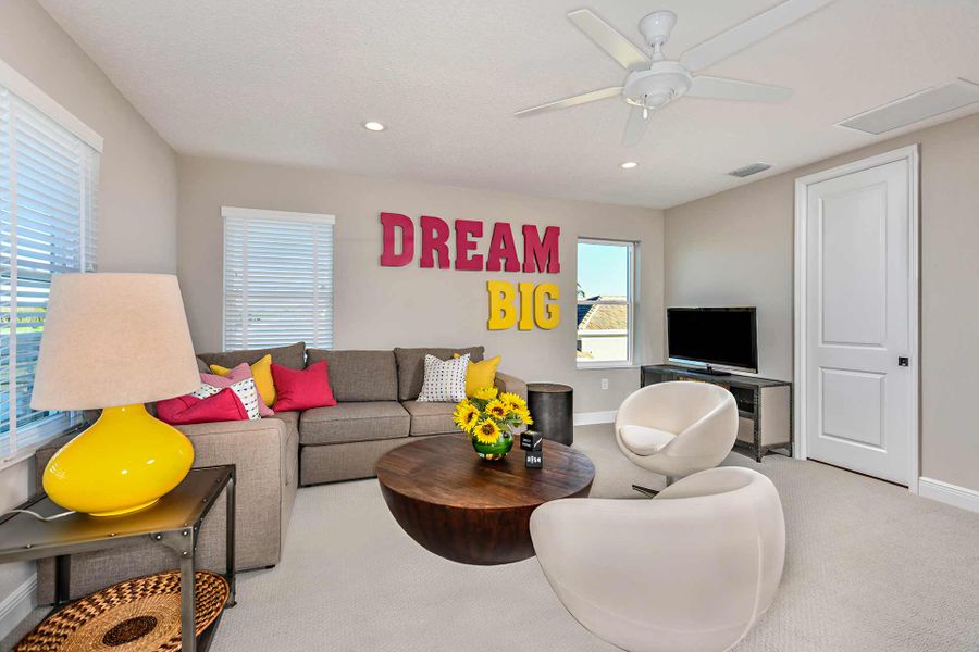 Representative furnished interior of a home built from the Triumph by Neal Communities in Grand Park, Sarasota (Image 14).