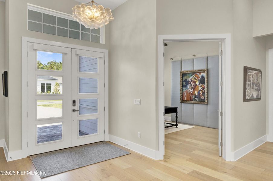 Furnished interior view inside a new home in Nocatee, Ponte Vedra (Image 5). Furnished interior view inside a new home in Nocatee, Ponte Vedra (Image 5).