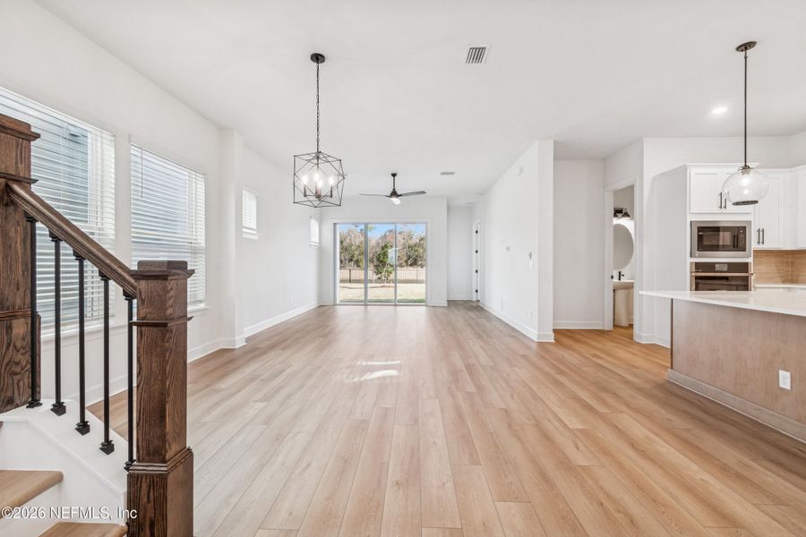Spacious, unfurnished interior of a new home in Granville at eTown 38', Jacksonville (Image 19). Spacious, unfurnished interior of a new home in Granville at eTown 38', Jacksonville (Image 19).
