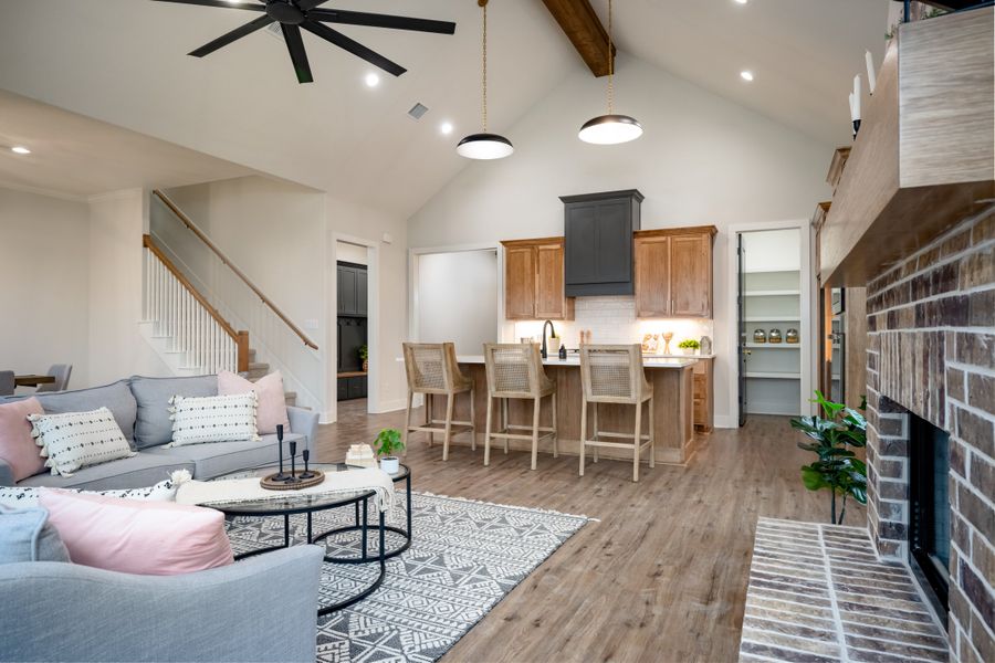 Representative furnished interior of a home built from the The Lydia by Reece Homes in Traditions, Bryan (Image 7).