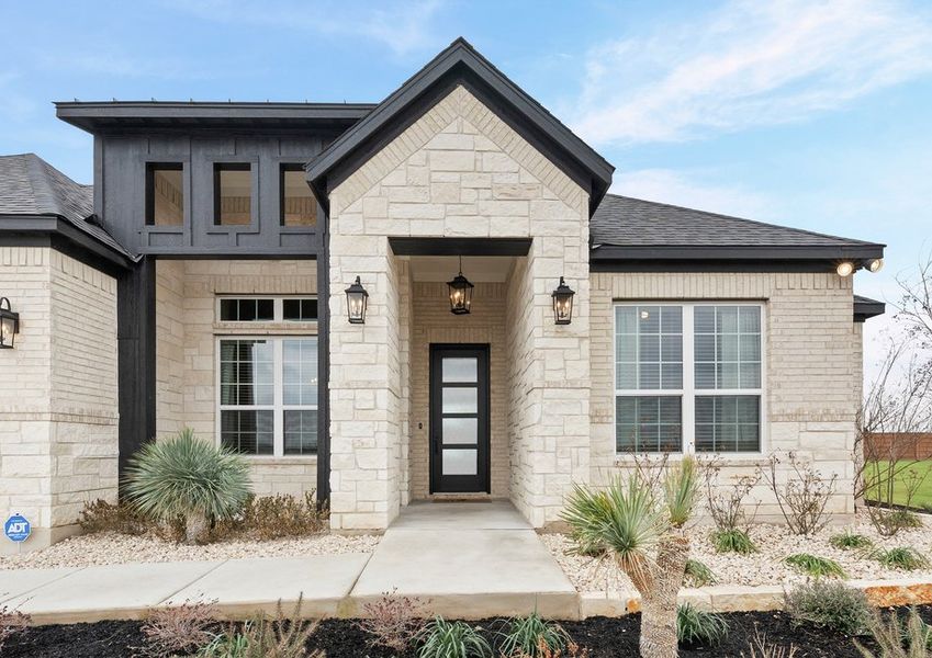 The Oxford has a welcoming front porch.