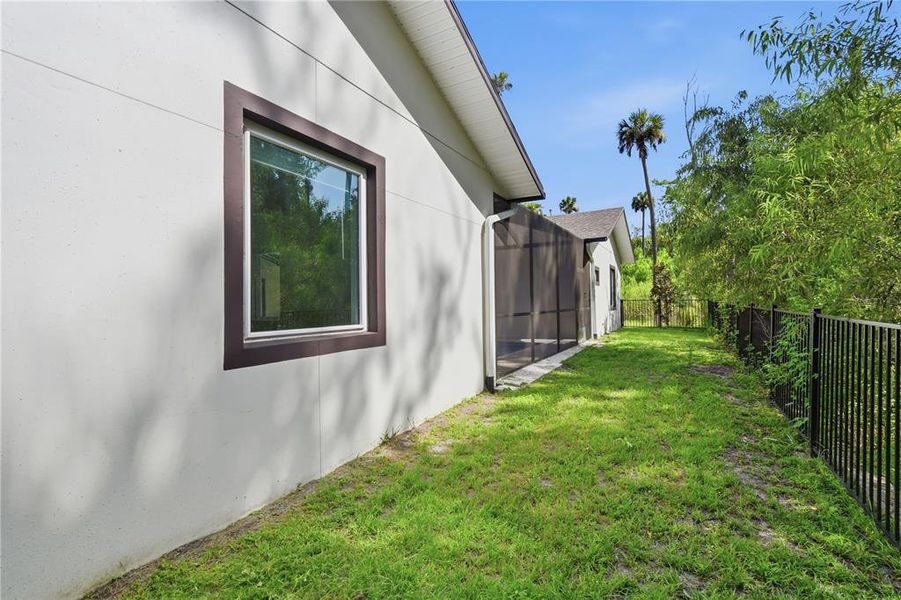 Exterior details and patio area of a home in , Palm Coast (Image 25). Exterior details and patio area of a home in , Palm Coast (Image 25).