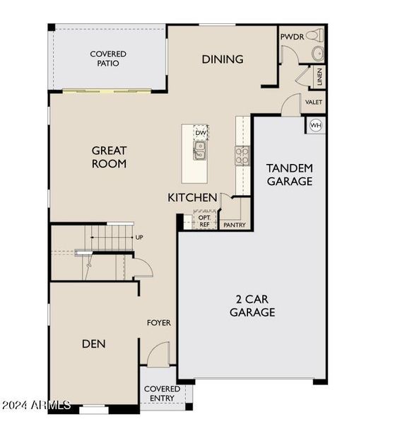 Floorplan (R) - Daisy - 4-Panel Slider -