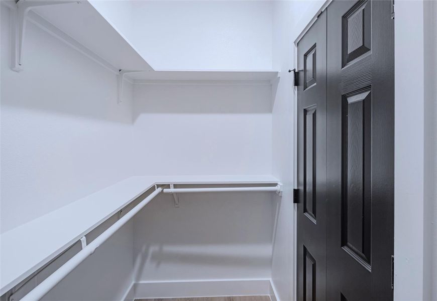 View of spacious closet